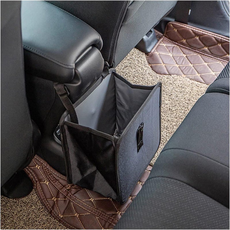Fekey&JF Foldable Trash Can, Hanging Waterproof Leakproof Storage Bag with Large Capacity, Car Interior Accessories (Large) - Image 1